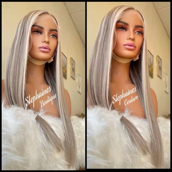Human Hair Blended Lace Front Wig